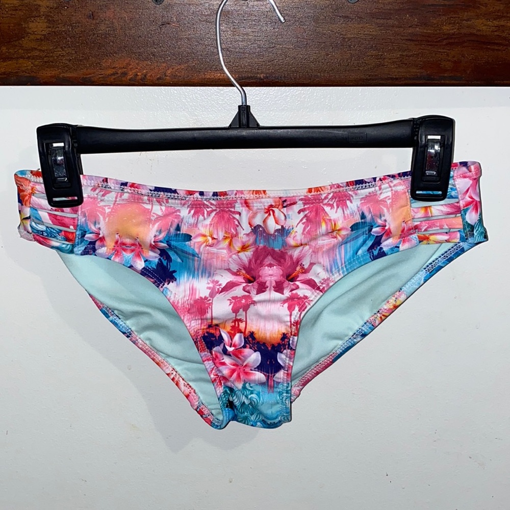Tropical Pink Swim bikini bottoms